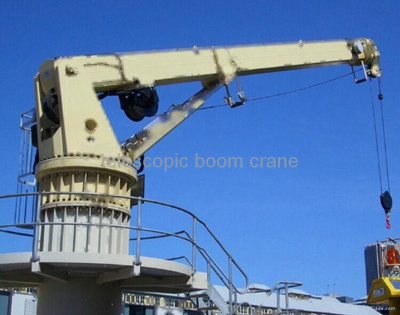  Гидравлический бортовой телескопический кран SWL 80KN 10 (8 тонны 10 метров) РМРС